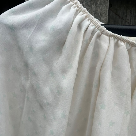 Stone Cold Fox 100% Silk Boho Off Shoulder Crop Top - Picture 3 of 13